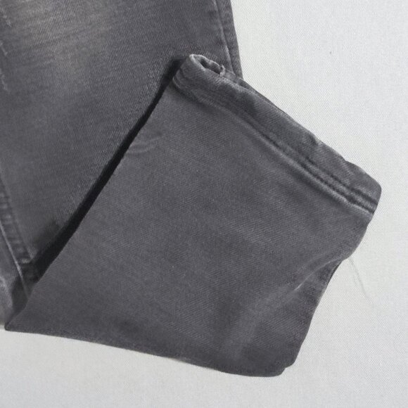 Candy Jeans classic trend men's size 31 grey factory distressed ankle crop slim - Picture 12 of 15